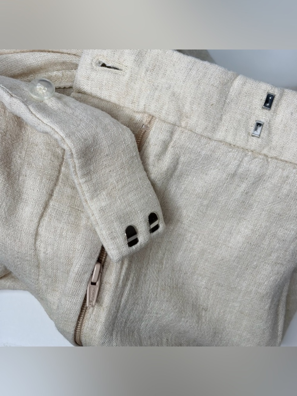 Abercrombie & Fitch Sloane Linen-Blend Wide Leg Pants - Picture 8 of 10